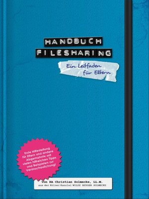 cover image of Handbuch Filesharing Abmahnung